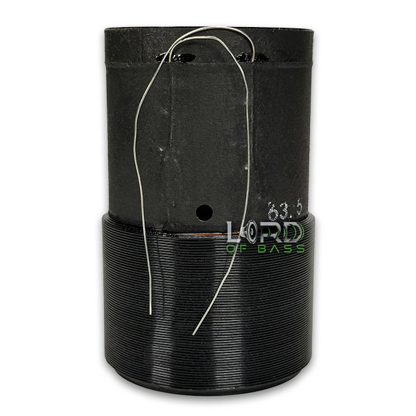2.5" Dual 2 Ohm Round Aluminum Voice Coil
