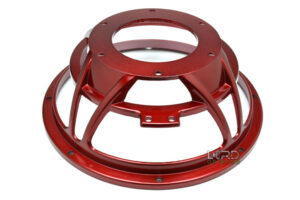 10" Red Eight Spoke Subwoofer Frame