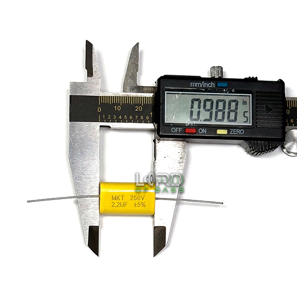 2.2uF 250V Speaker Capacitor Crossover (2 Pack)