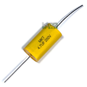 4.7uF 250V Metallized Polyester Film Capacitor (2 Pack)