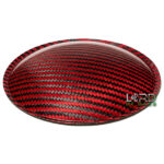 5.1" (130mm) Red Carbon Fiber Dust Cap