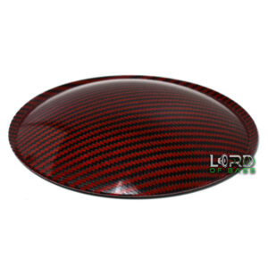 7" (178mm) Red Carbon Fiber Dust Cap