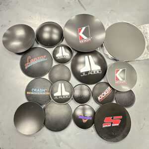 Old School Subwoofer Speaker Dust caps 80 Count lot