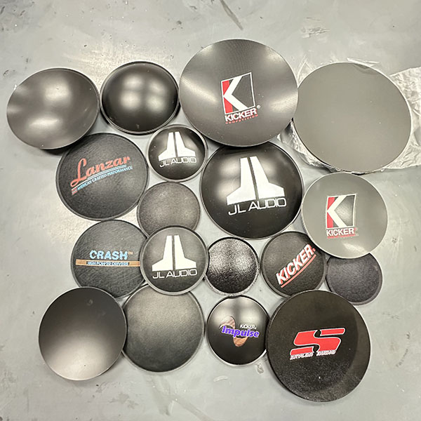 Old School Subwoofer Speaker Dust caps 80 Count lot