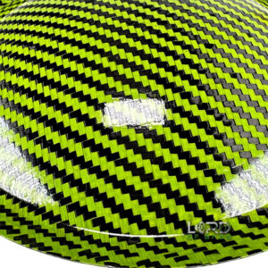 6.5" (165mm) Lime Green Carbon Fiber Dust Cap