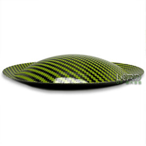 6.5" (165mm) Lime Green Carbon Fiber Dust Cap