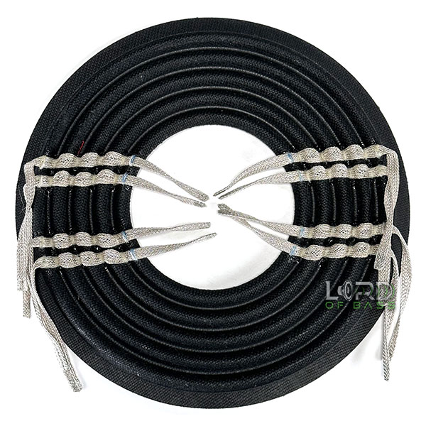 Lord Of Bass 8x3” 4-Layer Progressive Spider Pack – Dual Leads, Red (XHDZ068-5-RD)