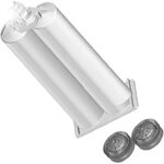 50ml Empty 1:1 ratio 2-Part Cartridge With Sealing Cap & Pistons