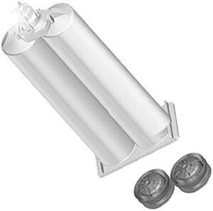 50ml Empty 1:1 ratio 2-Part Cartridge With Sealing Cap & Pistons