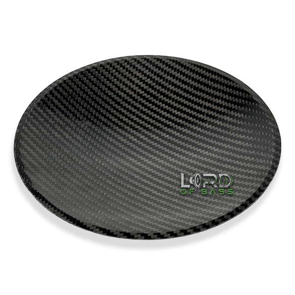 thumbnail image 2 of Lord Of Bass 7.87" (200mm) Red Carbon Fiber Dust Cap – Universal 2 of 4
