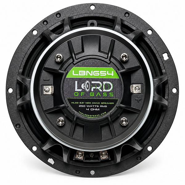 LBN654 6.5" Carbon Fiber NEO HLCD Coaxial Speakers – Pair