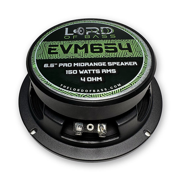 EVM654 6.5" Pro Audio Midrange Speakers (Pair)