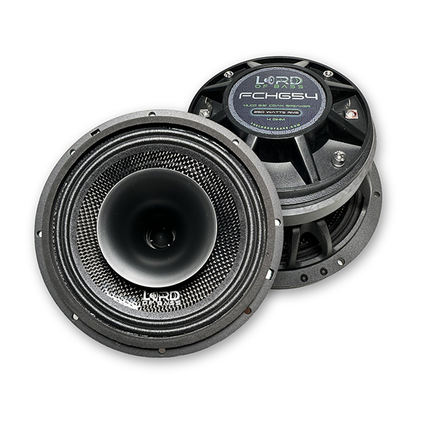 FCH654 6.5" Carbon Fiber HLCD Coaxial Speakers (Pair)