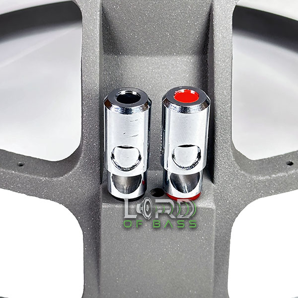 4 Gauge Spring Loaded Chrome Binding Post (Pair)