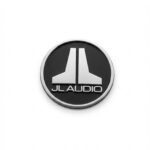 JL Audio Electroform Logo Badge Emblem 0.85" 3M Adhesive