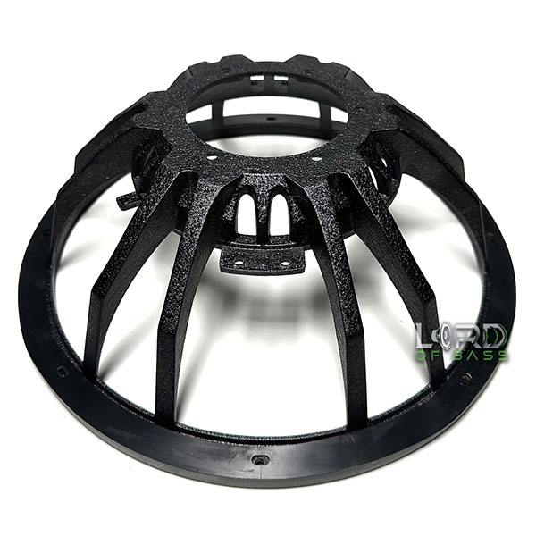 15" Cast Aluminum Subwoofer Basket Frame with 8" Spider Spacer