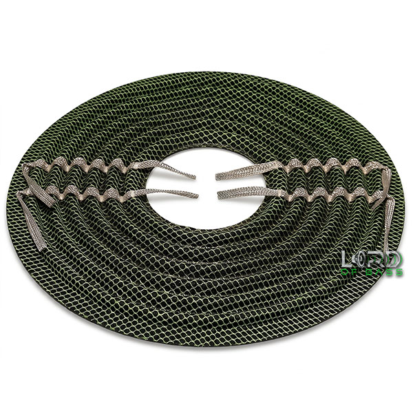 10" x 3" Dual Layer Linear Spider Pack with Leads Green Mesh